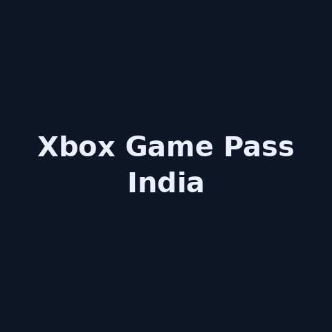 Xbox Game Pass Индия